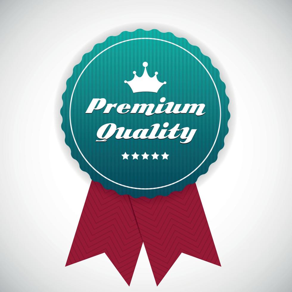 Premium Quality Label Vector Illustration
