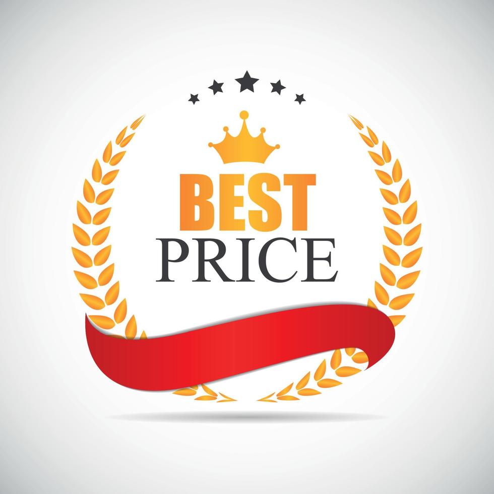 Best Price Label Illustration vector