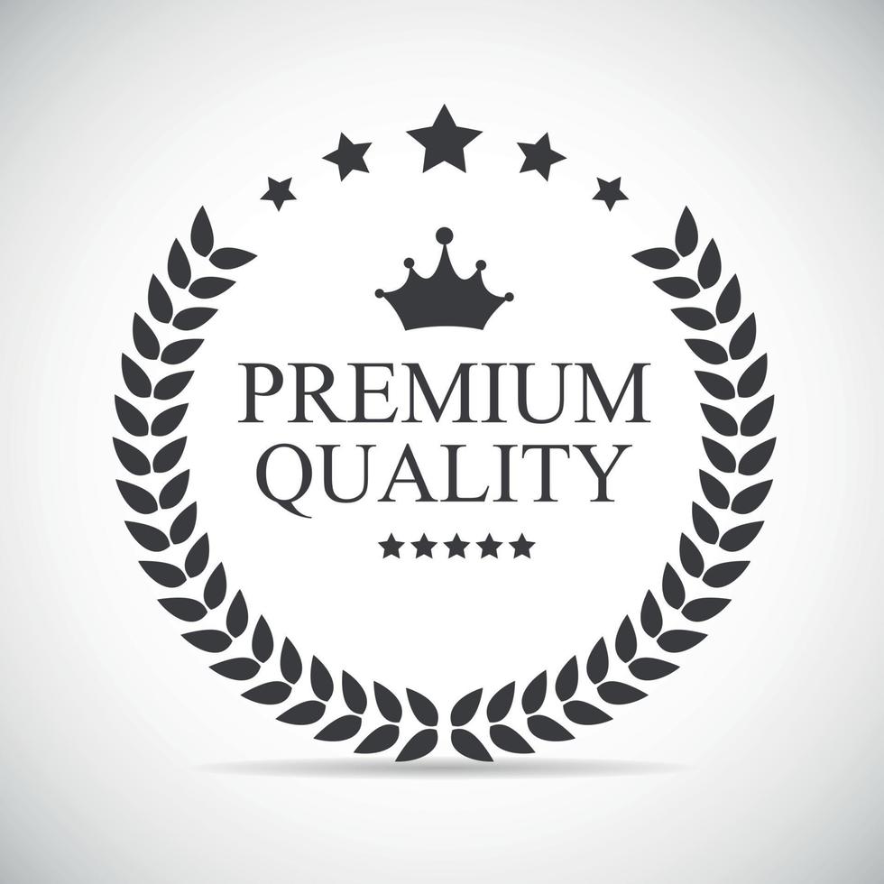 Premium Quality Label Vector Illustration