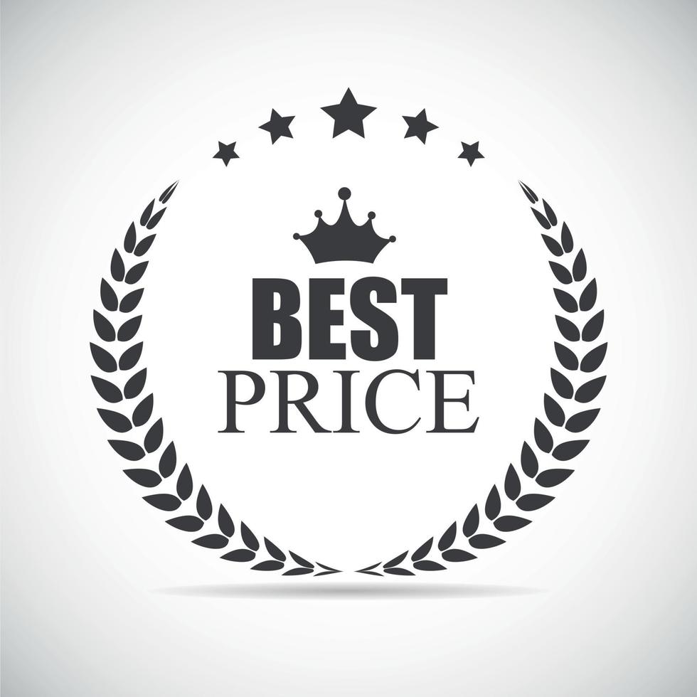 Best Price Label Illustration vector