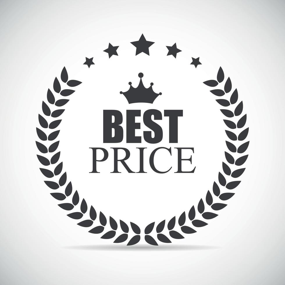 Best Price Label Illustration vector
