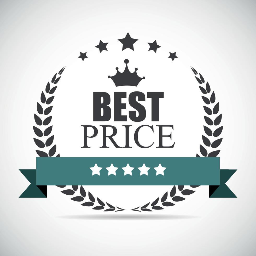 Best Price Label Illustration vector