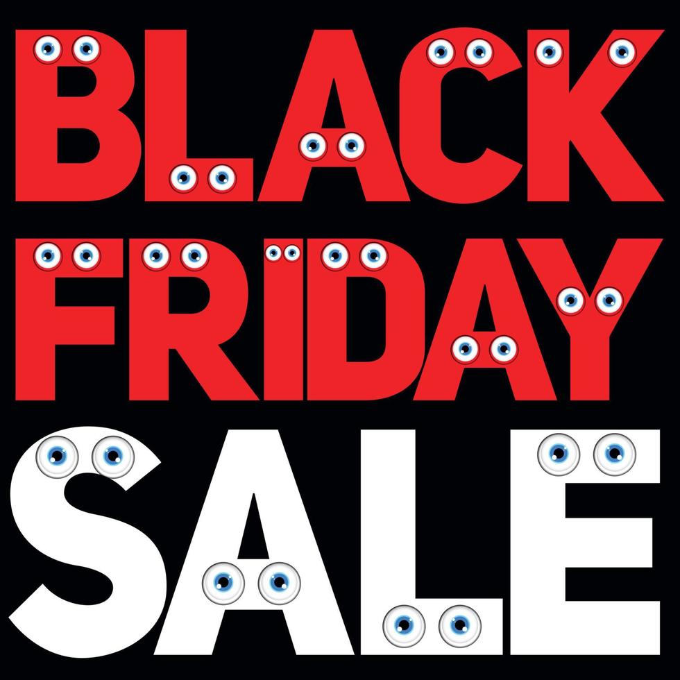 Black Friday Sale Background Vector Illustration