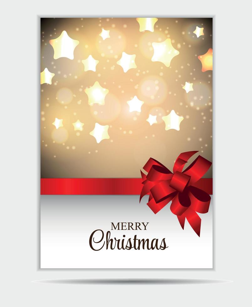 Christmas Website Banner and Card Background Vector Illustration