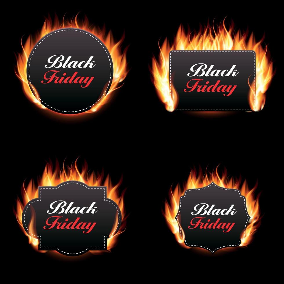 Black Friday Sale Vector Illustration