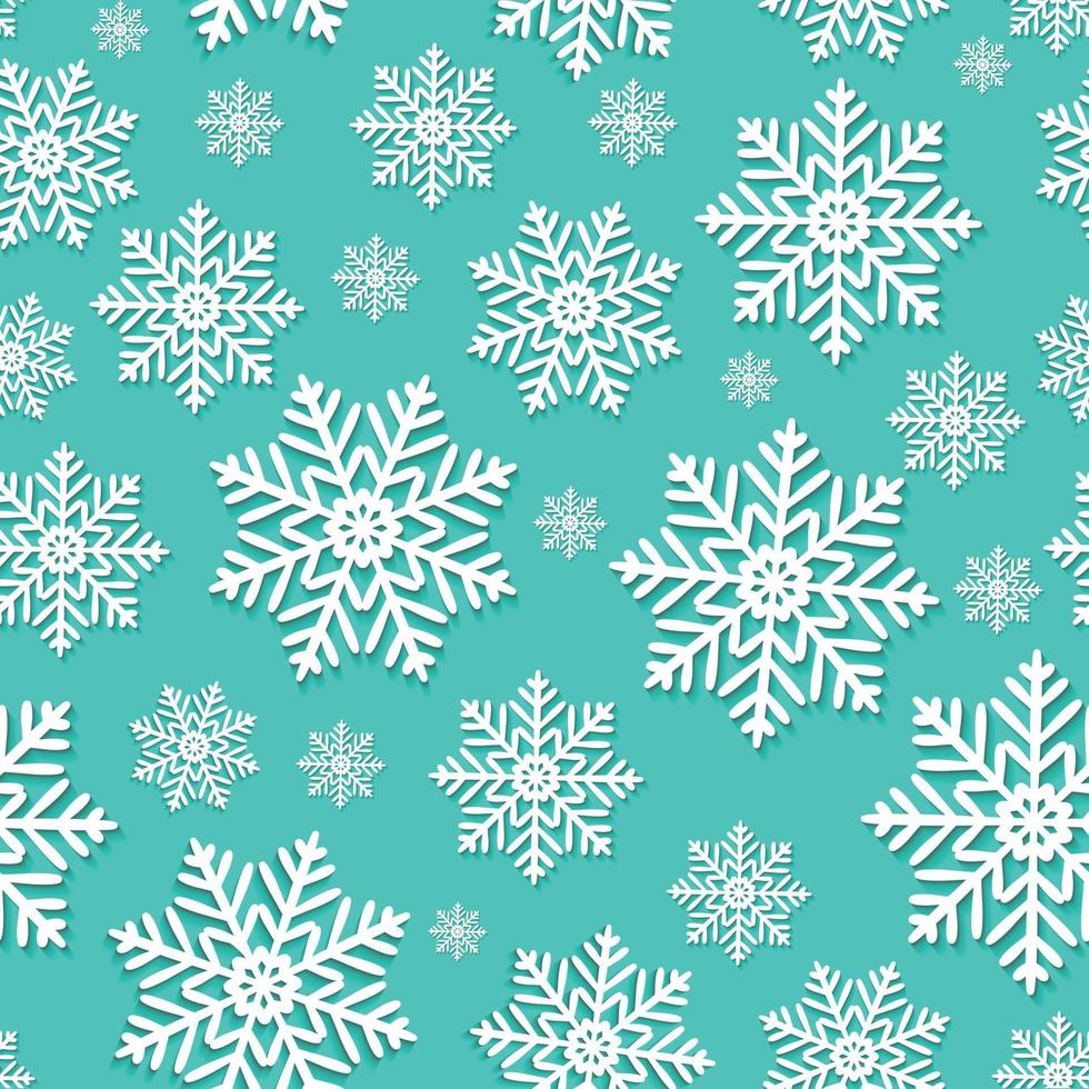 Abstract Christmas and New Year Seamless Pattern Background. Vector Illustration