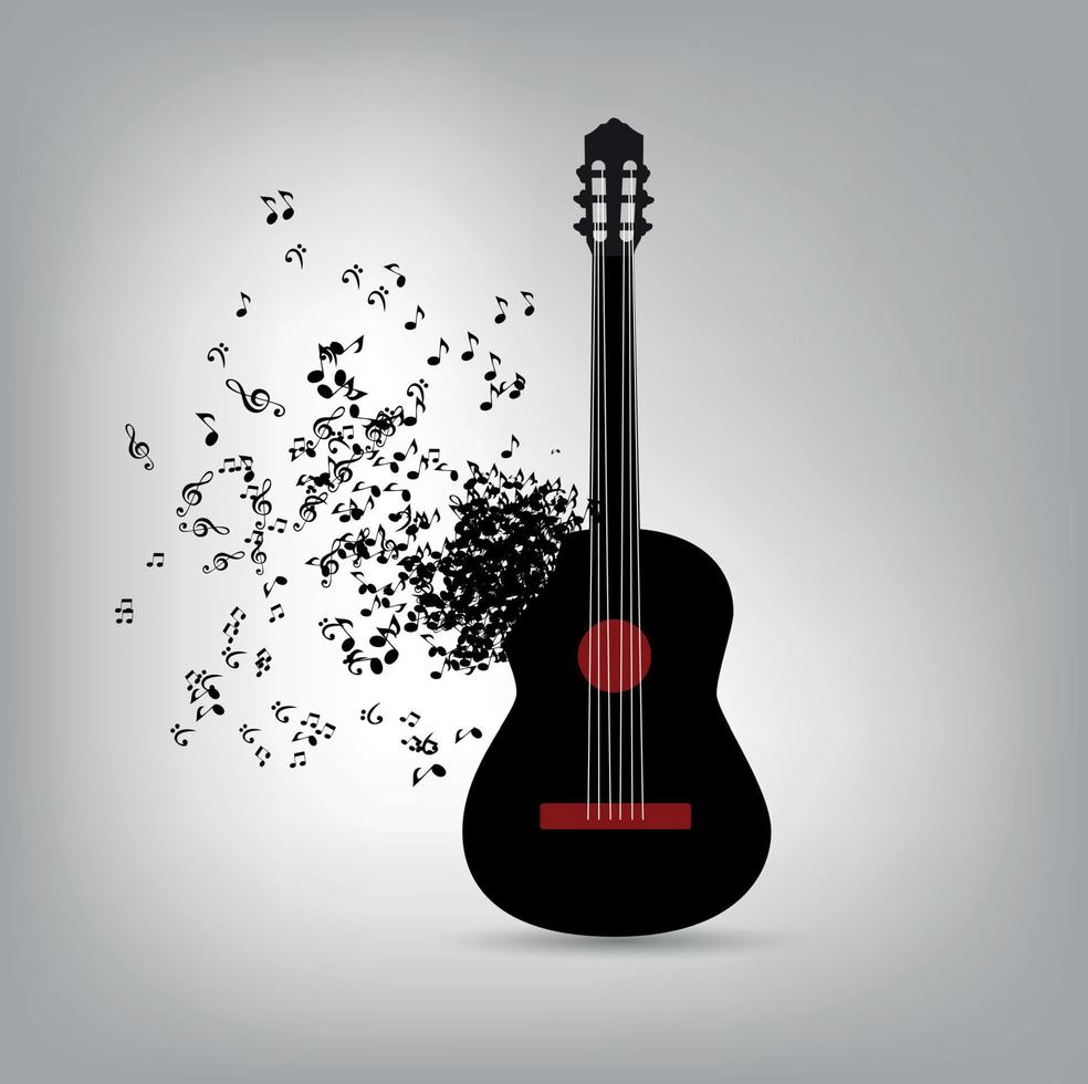 Abstract Music Background Vector Illustration for Your Design