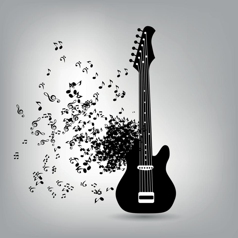 Abstract Music Background Vector Illustration for Your Design
