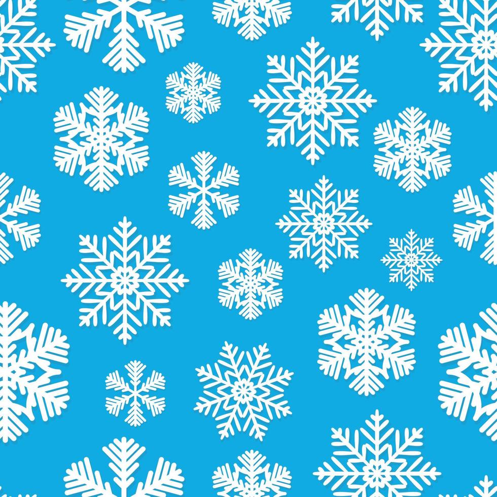 Abstract Christmas and New Year Seamless Pattern Background. Vector Illustration