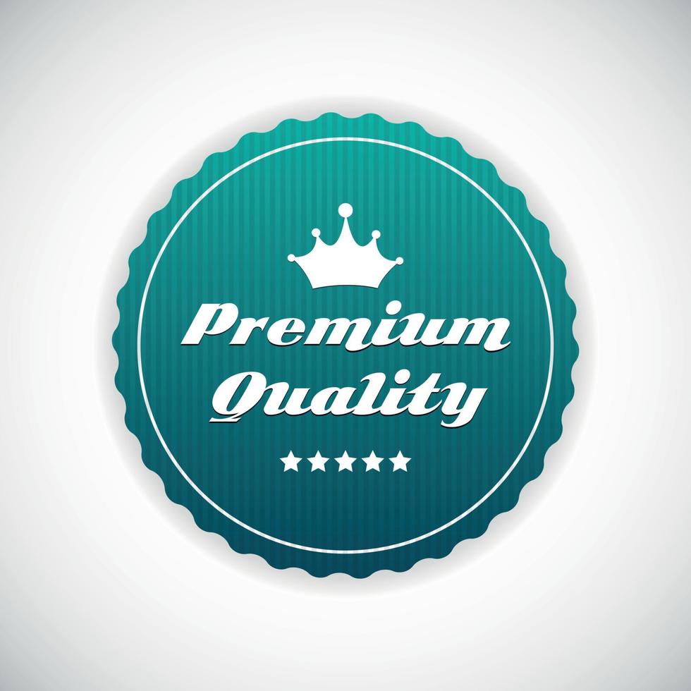 Premium Quality Label Vector Illustration