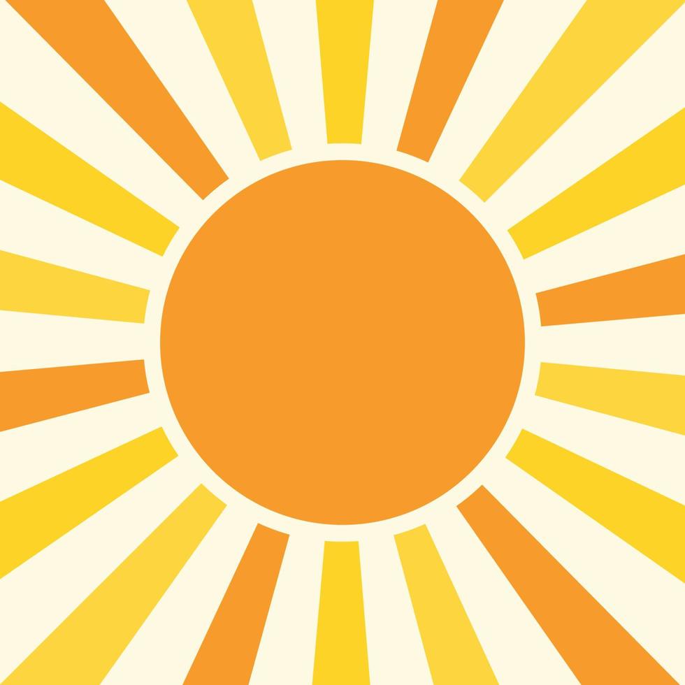 Natural Sunny  Background Vector Illustration