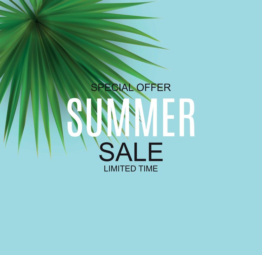 Summer Sale concept Background. Vector Illustration