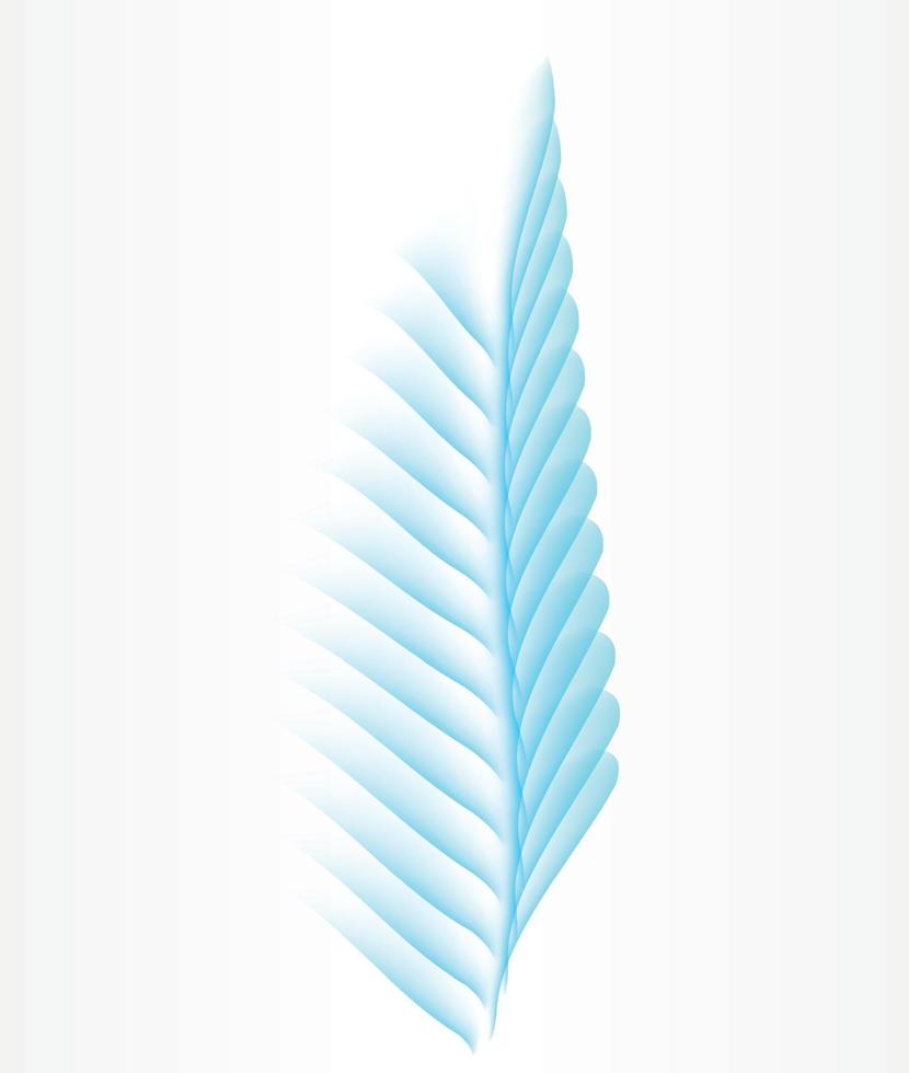 Palm Leaf Vector Background Illustration