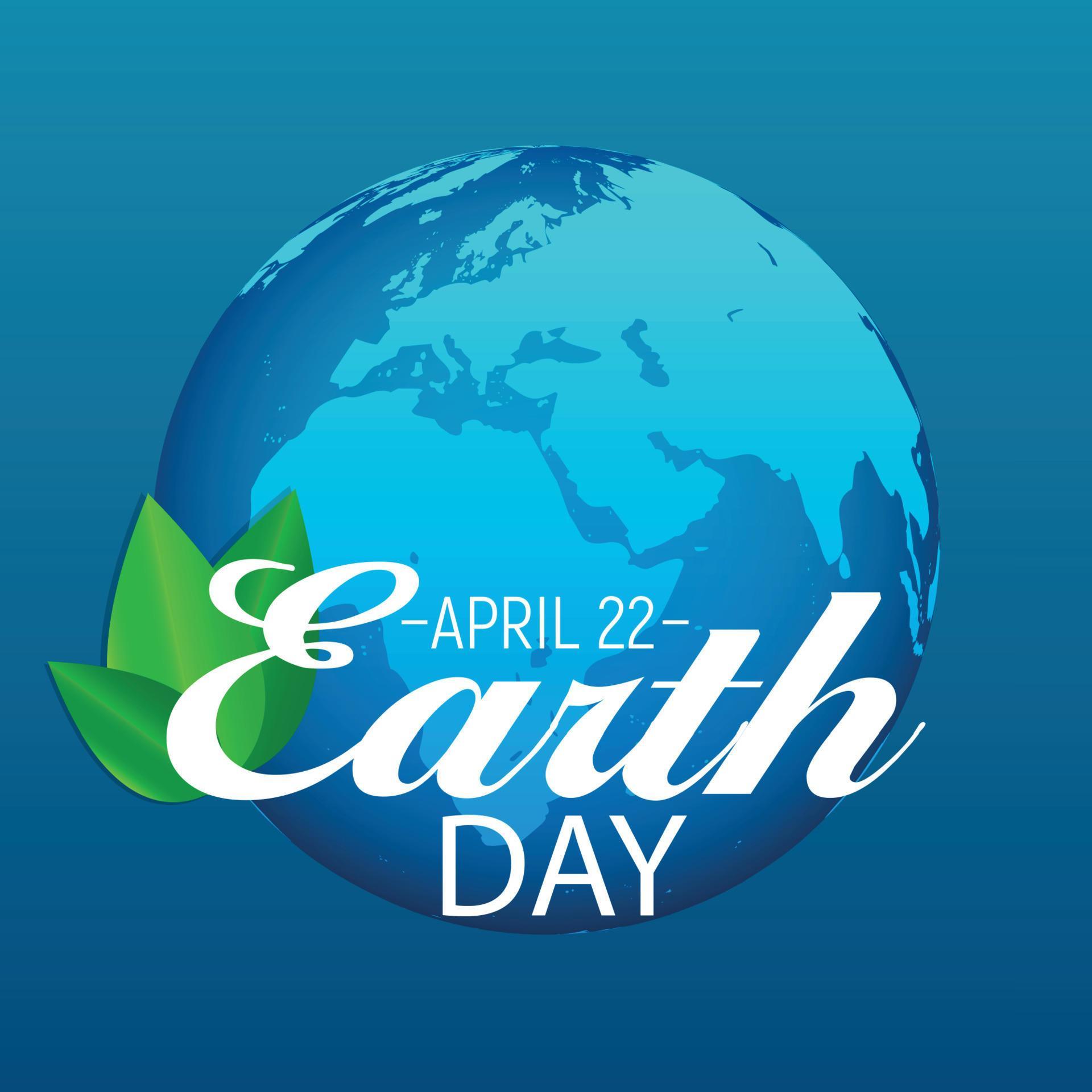 April 22, Earth Day Background Vector Illustration 4547811 Vector Art