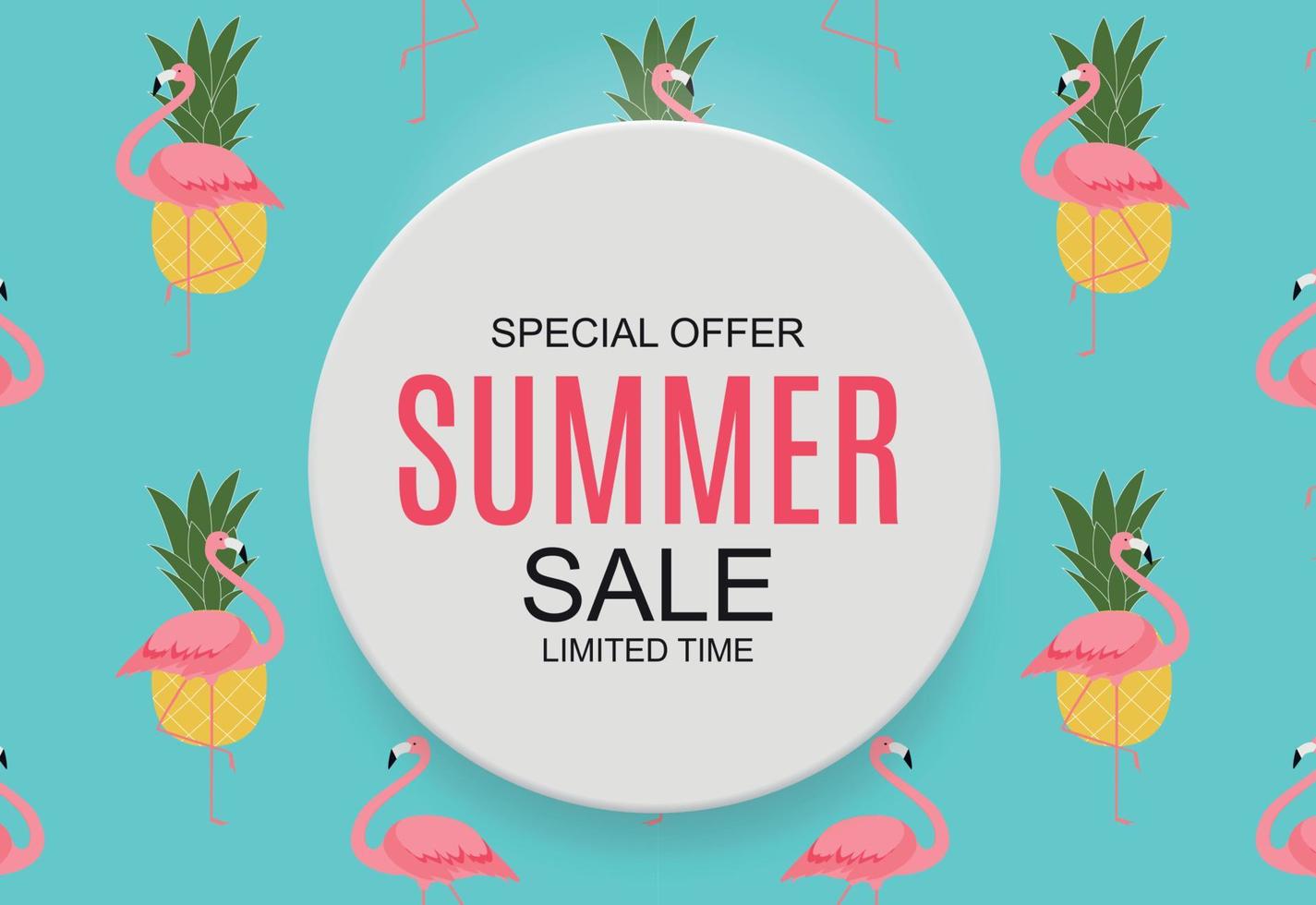 Summer Sale concept Background. Vector Illustration