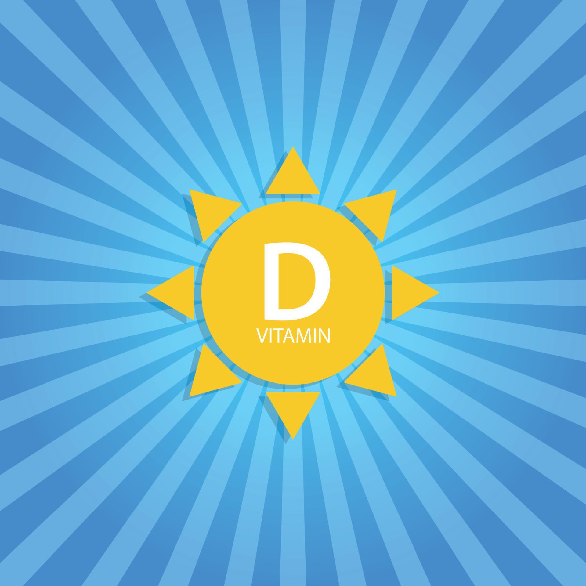 Vitamin D Sun Sign Icon. Vector Illustration 4548815 Vector Art at Vecteezy