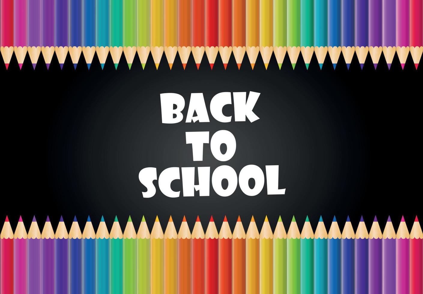 Back to School Background Vector Illustration