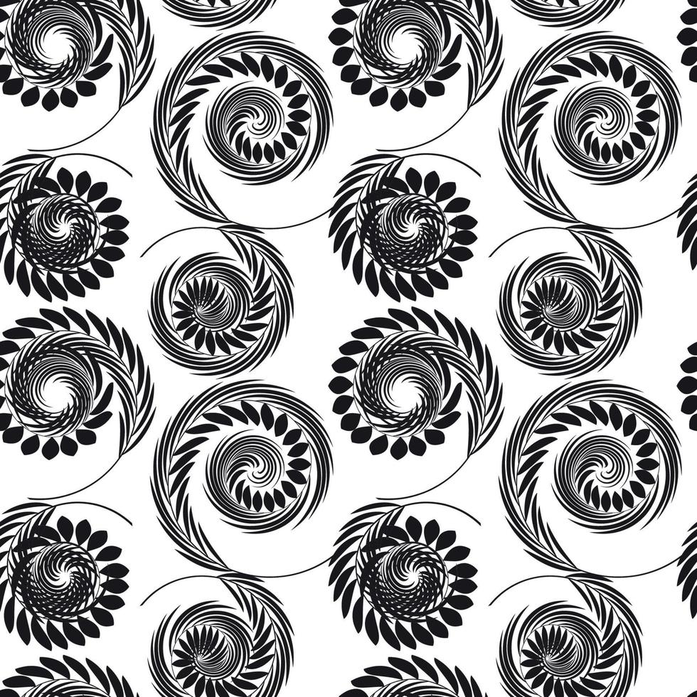 Abstract Psychedelic Art Background. Vector Illustration. Seamless Pattern