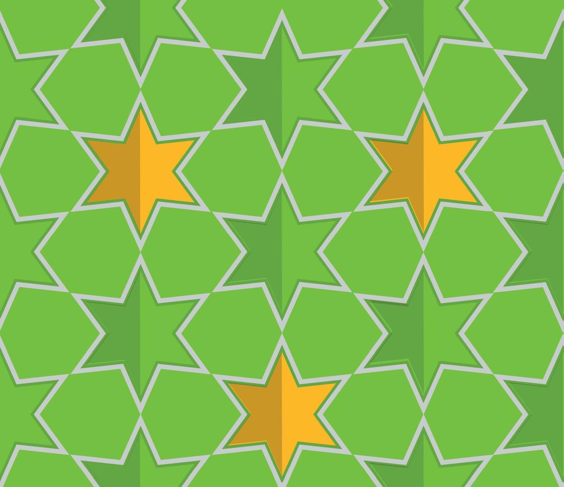 Abstract Star Seamless Pattern Background vector