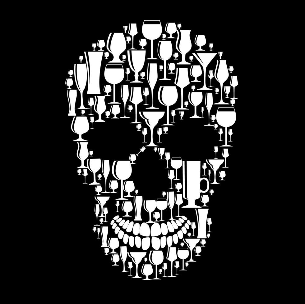 Skull Sign Vector Illustration