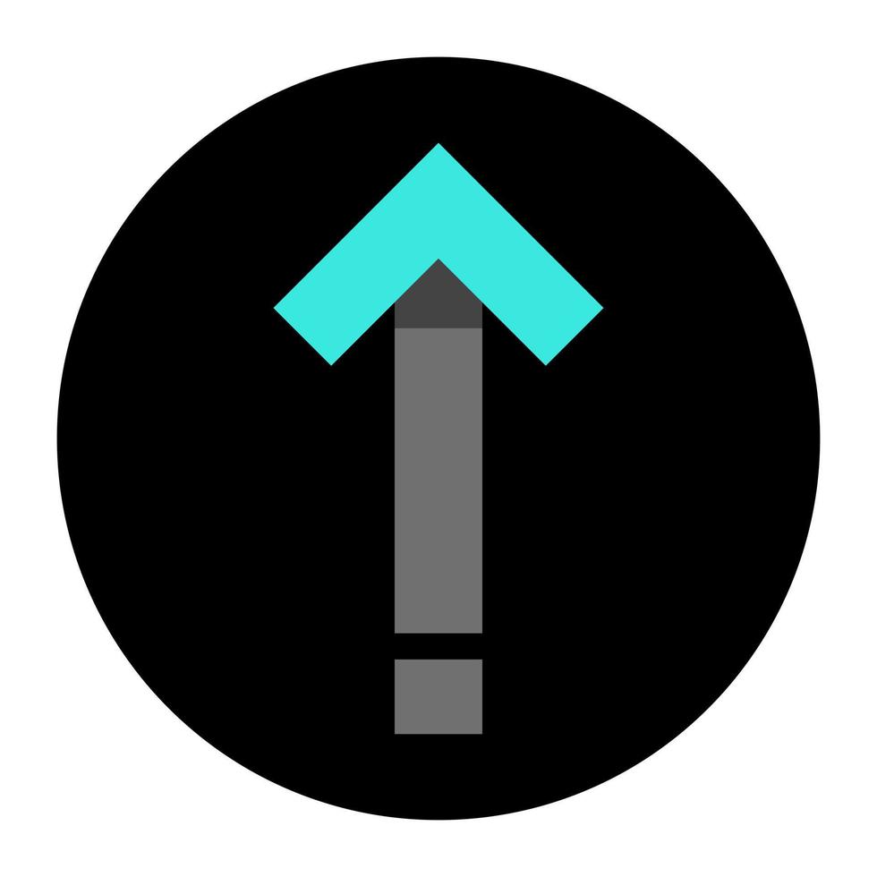 Arrow on white background vector