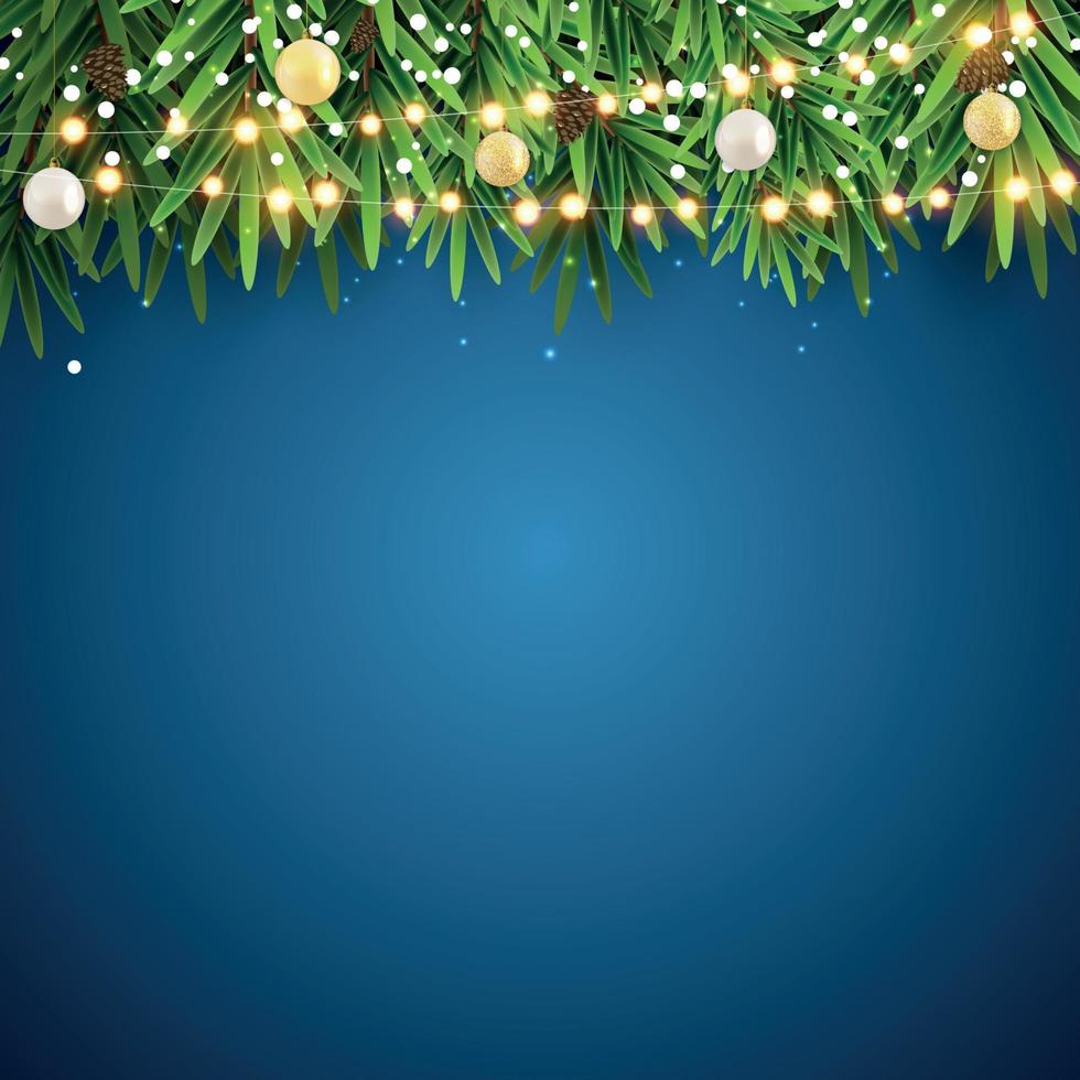 Abstract Holiday New Year and Merry Christmas Background. Vector Illustration