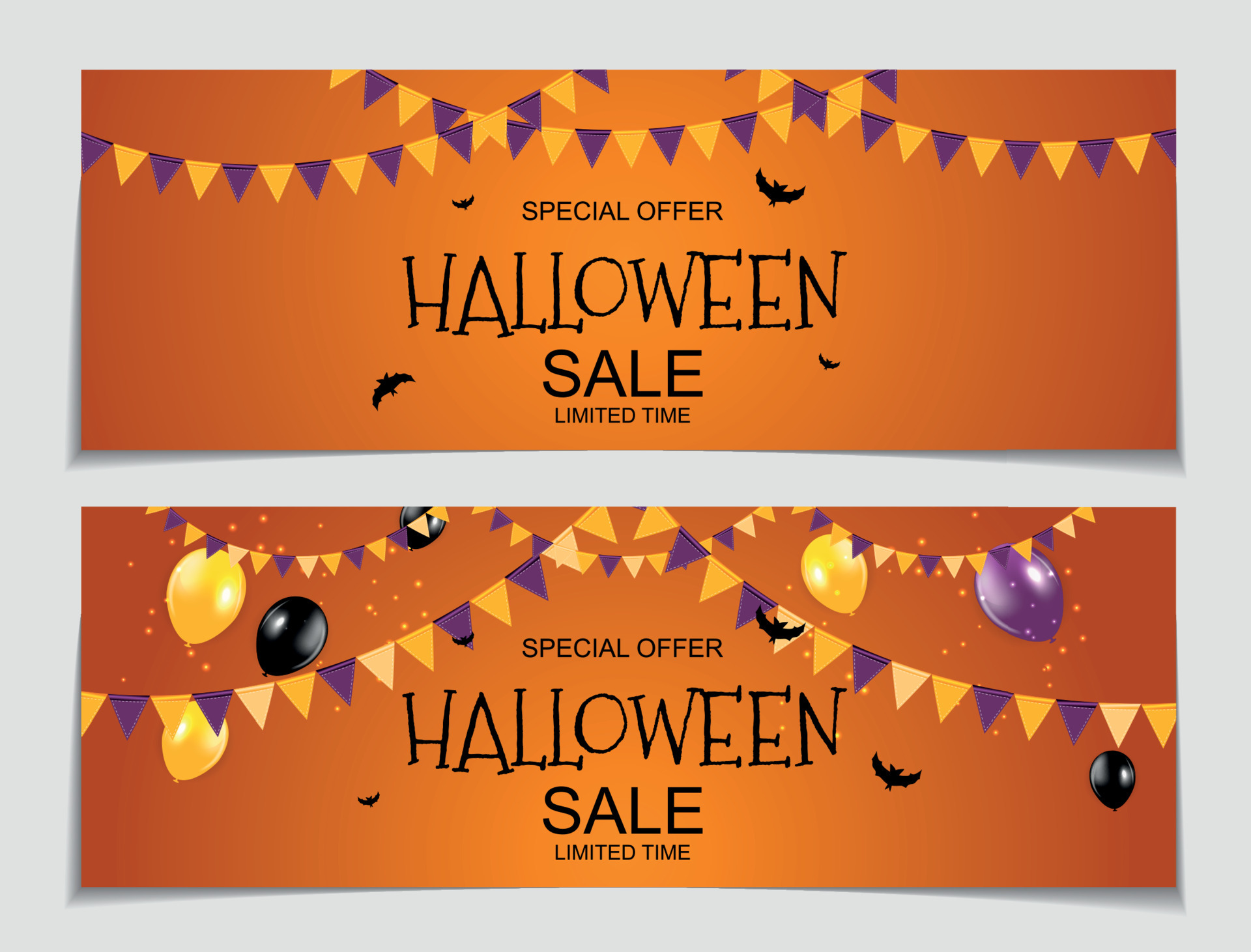 Abstract Vector Illustration Halloween Sale Background 4550438 Vector