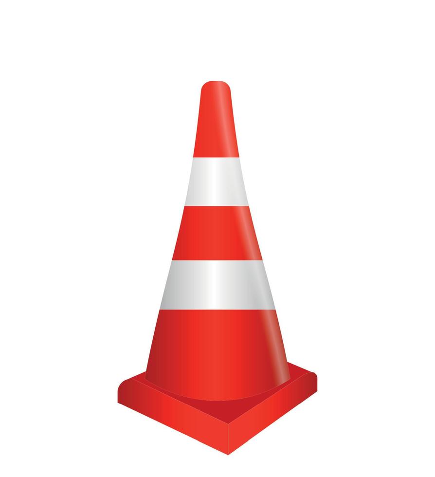 Road signs. Orange Badge guardrails. Vector Illustration.