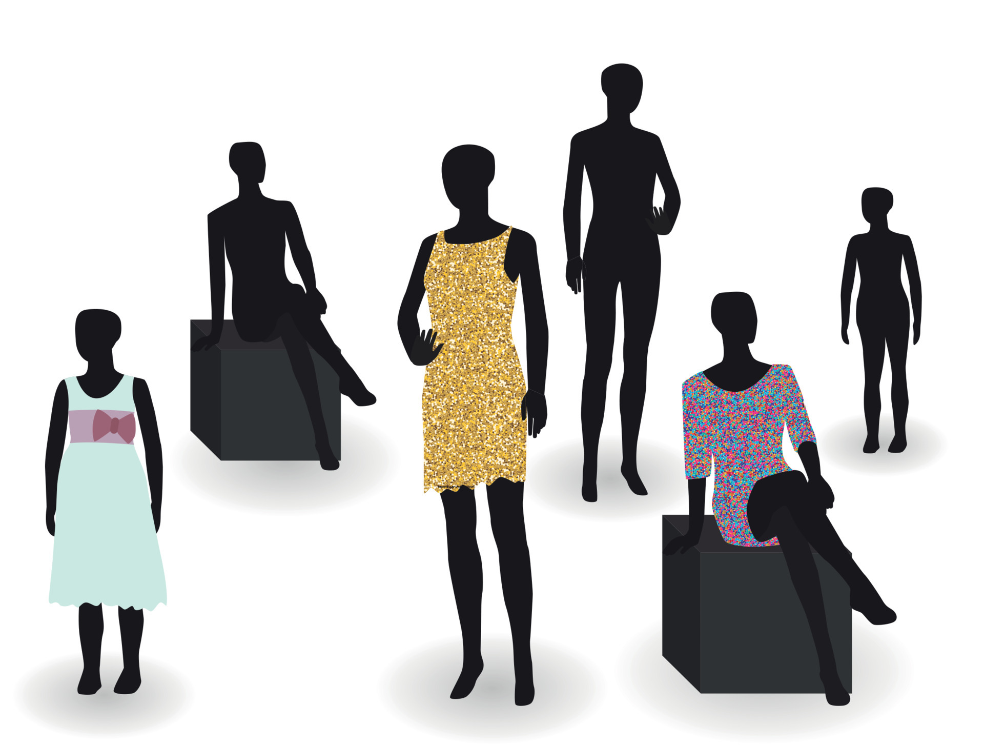 Clothes mannequin Vectors & Illustrations for Free Download