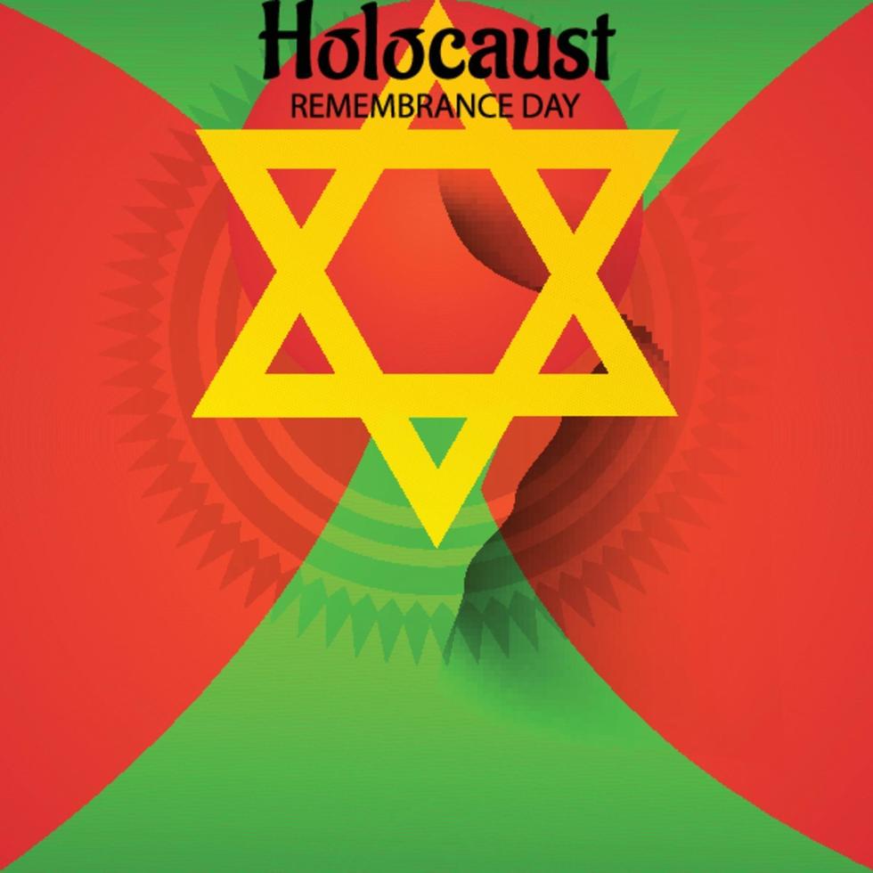 Vector Illustration of International holocaust remembrance day