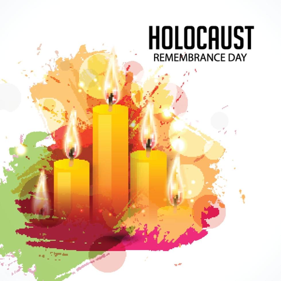 Vector Illustration of International holocaust remembrance day