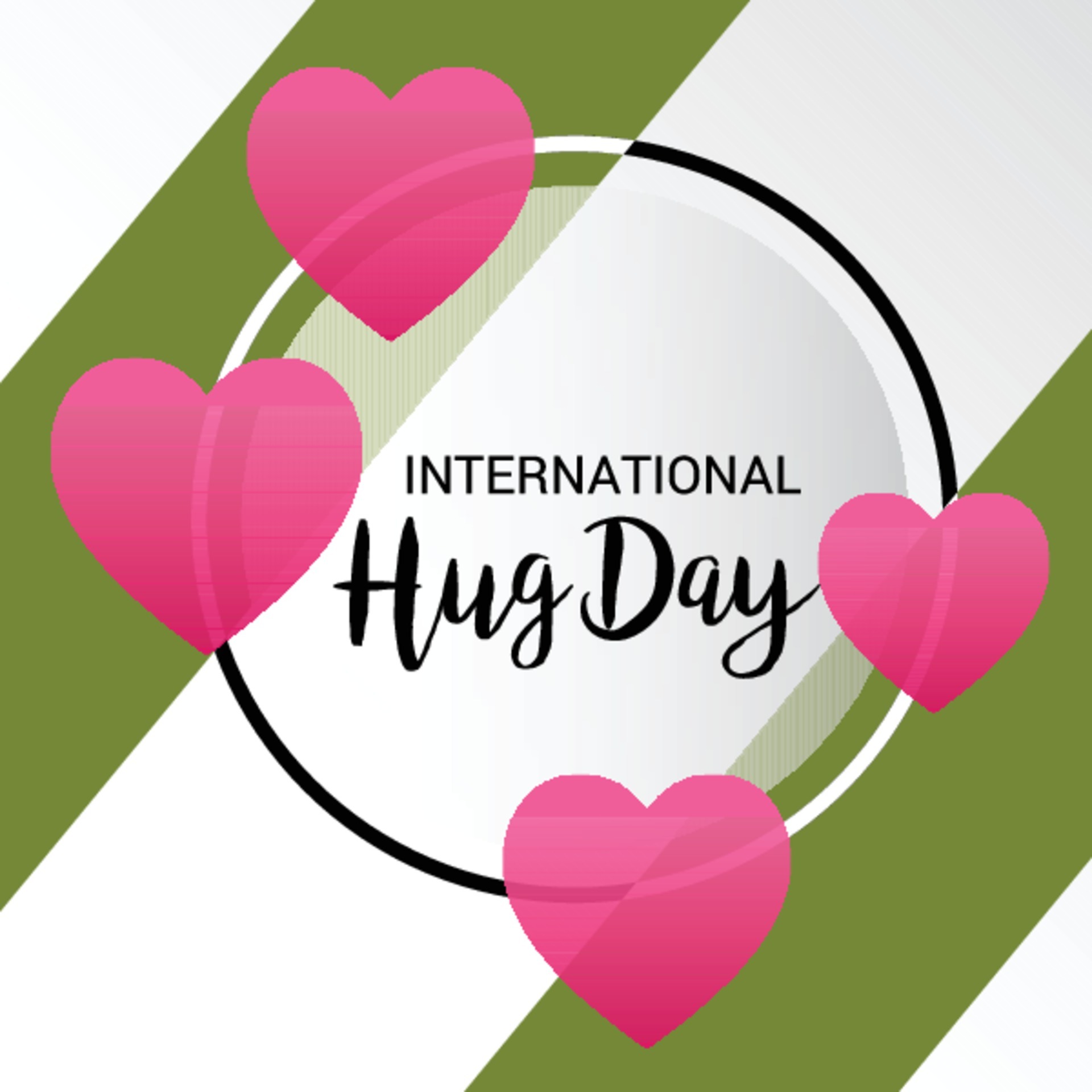 Vector illustration of a background for International Hug Day. 4551508 Vector Art at Vecteezy