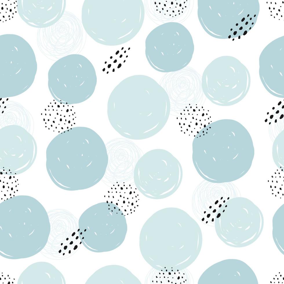 Seamless pattern vector Abstract background Stylish polka dot hand drawn texture Used for wallpaper, textiles