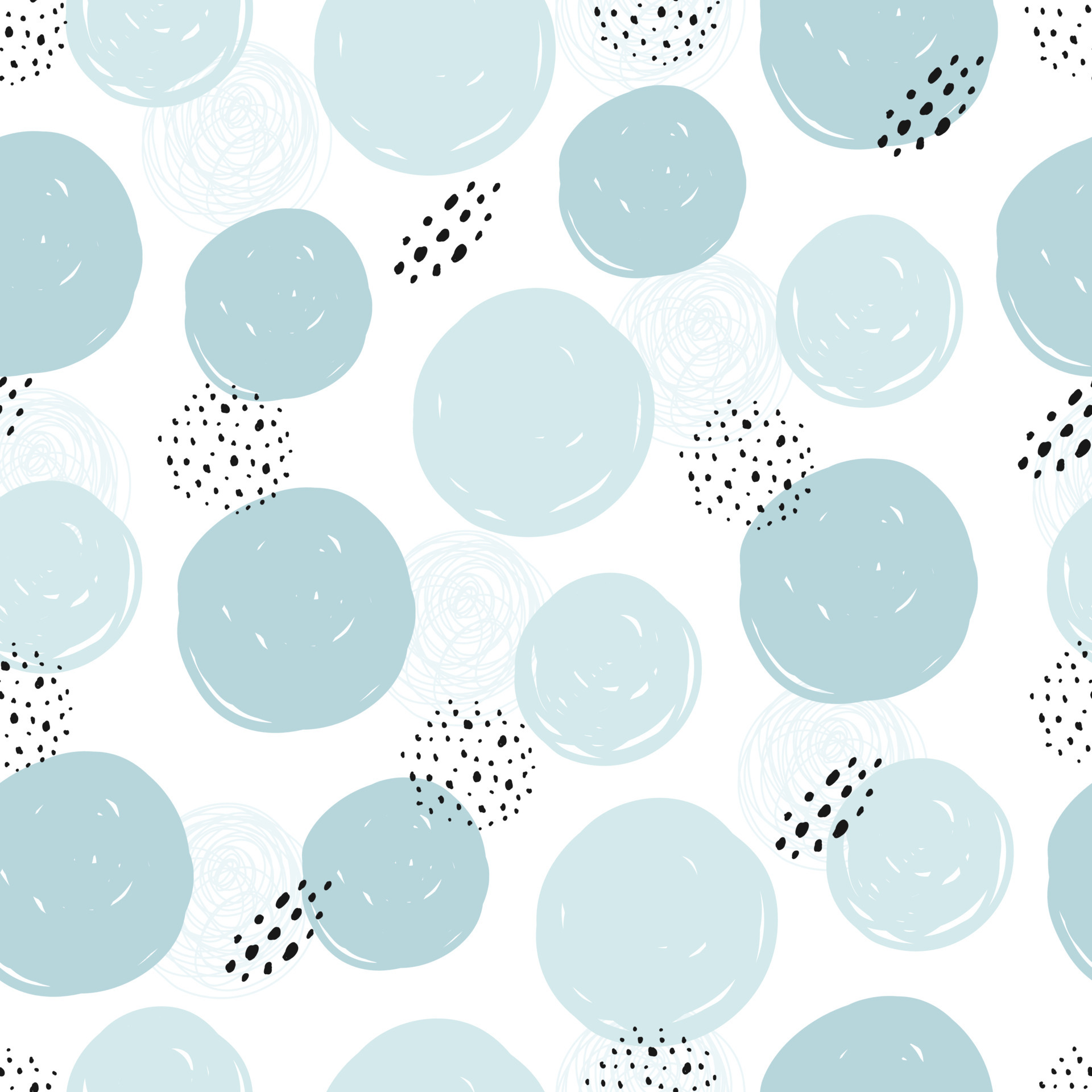 Seamless Pattern Vector Abstract Background Stylish Polka Dot Hand Drawn Texture Used For Wallpaper Textiles Vector Art At Vecteezy