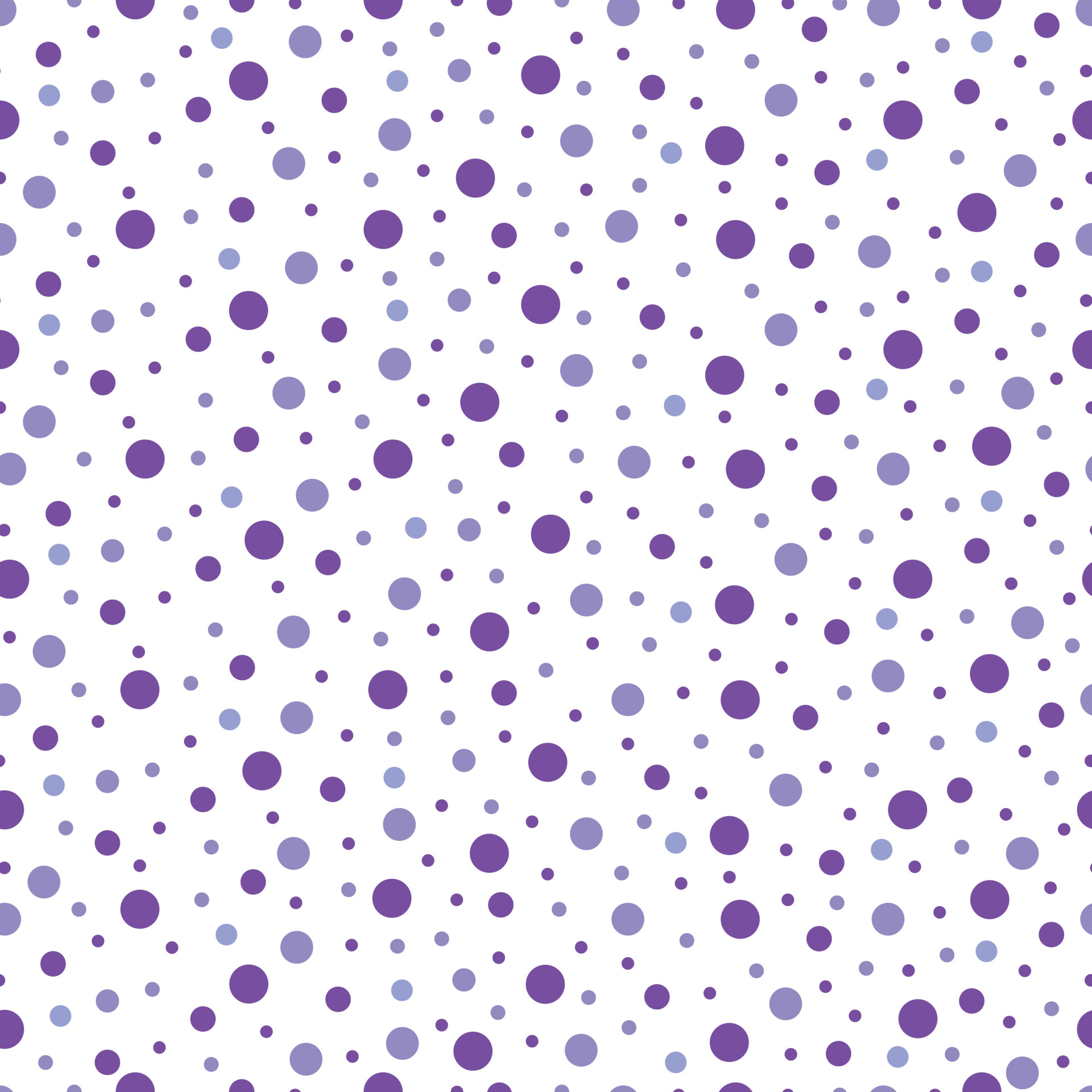 Abstract Polka Dots Background White Seamless Pattern With Purple Circle Design For