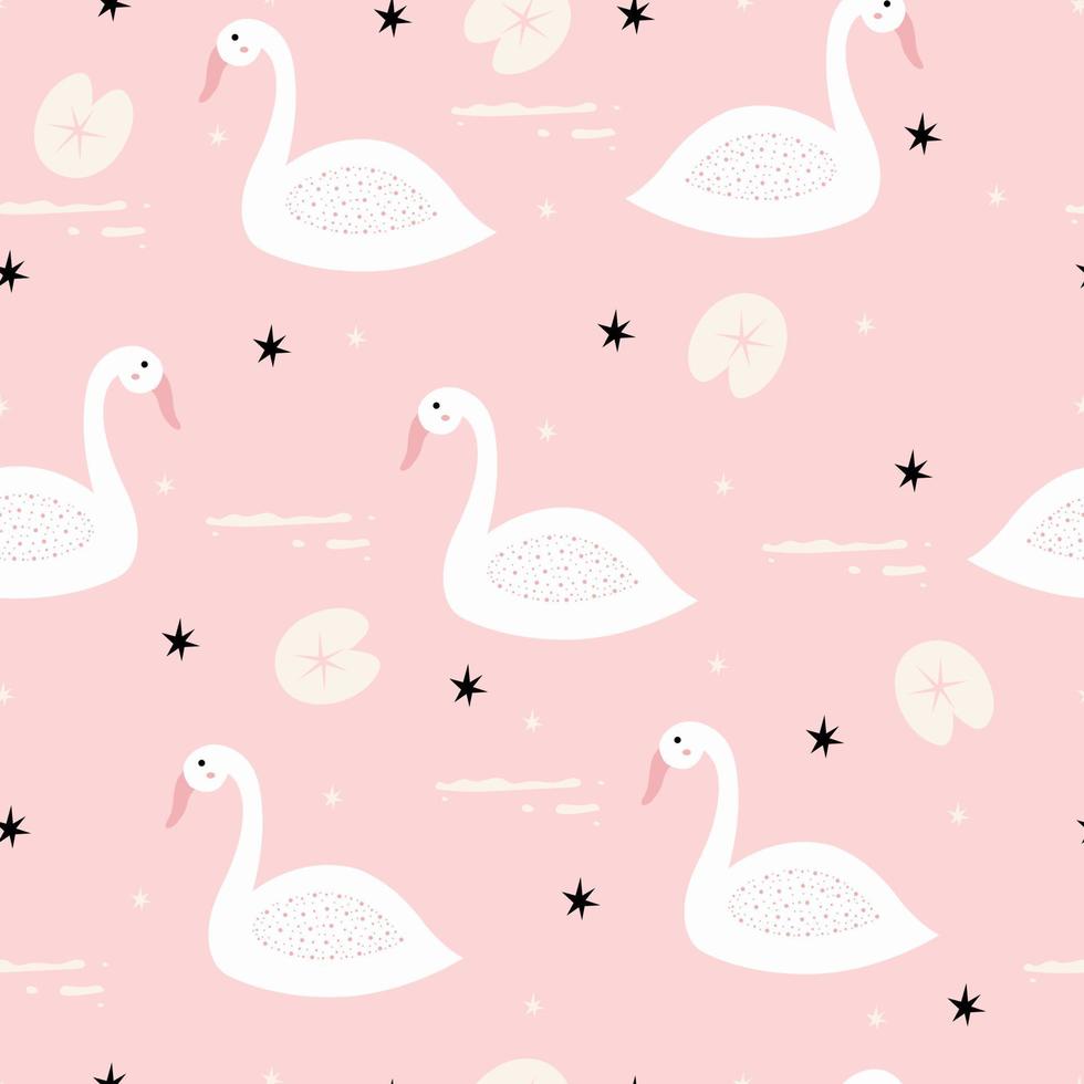 Swan seamless pattern Cute cartoon animals on the pink background Design used for fabrics, textiles Vector illustration 4552827 Vector Art at Vecteezy Swan seamless pattern Cute cartoon animals on the pink background Design used for fabrics, textiles Vector illustration 4552827 Vector Art at Vecteezy