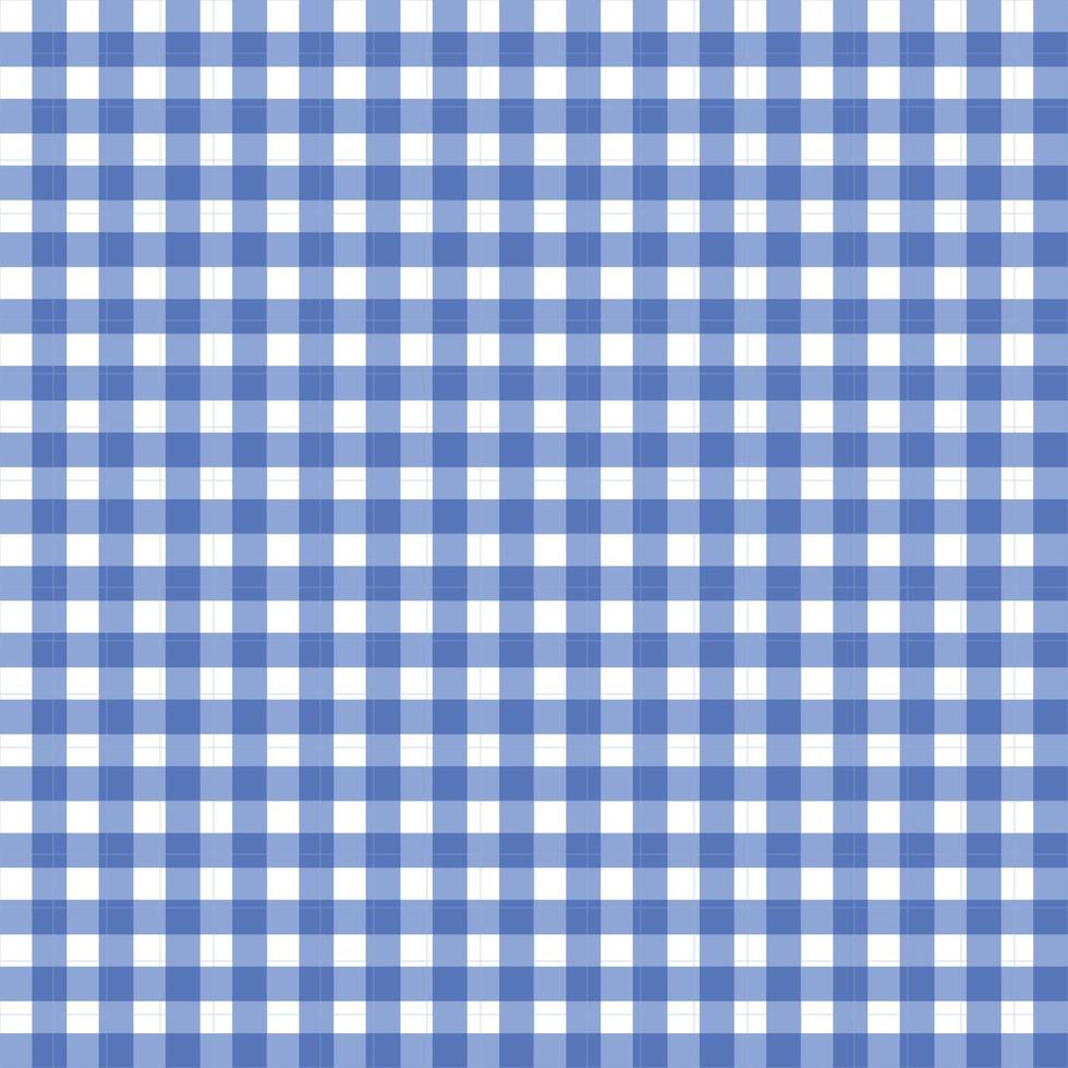 Seamless tartan pattern. Plaid repeat vector Available in blue and white Designed for publication, gift wrapping, textiles, chess table backgrounds for tablecloths.