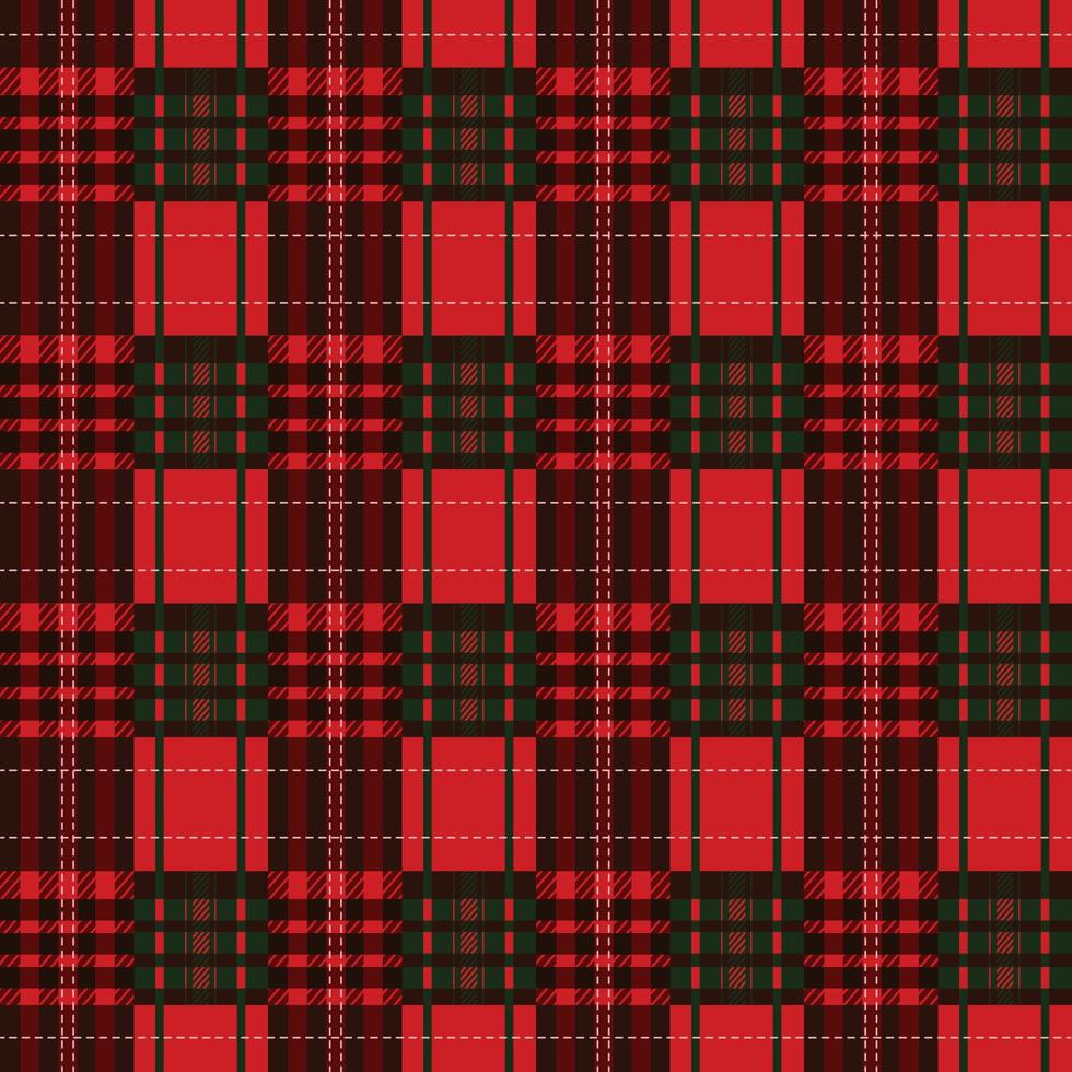 Seamless Pattern Buffalo Plaid vector