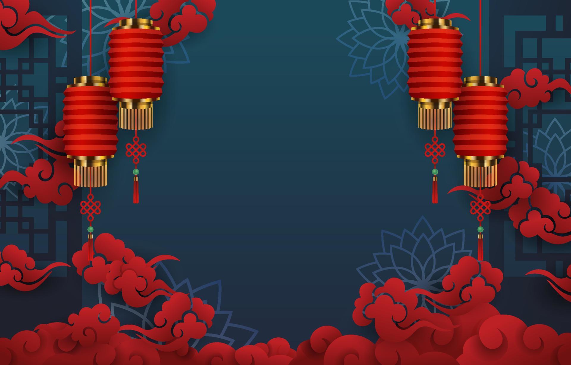 Gong Xi Fa Cai Background With Paper Cut 4552936 Vector Art at Vecteezy