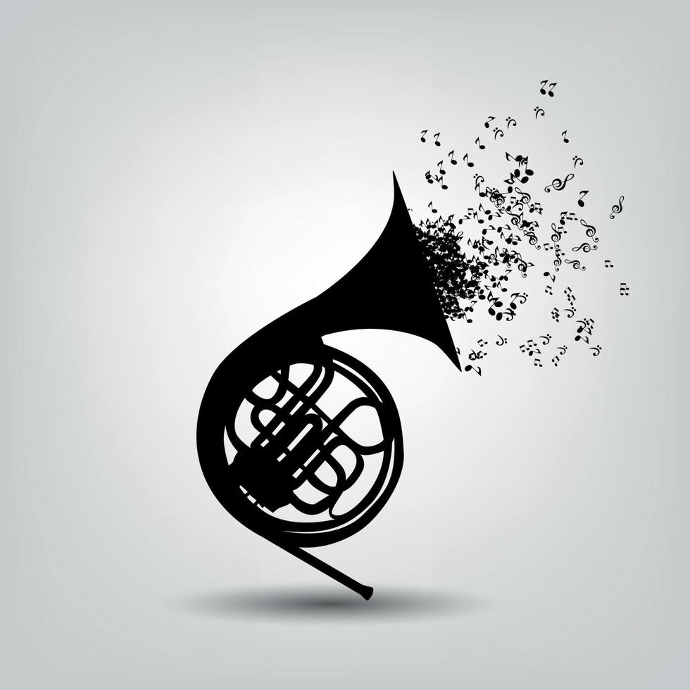 Abstract Music Background Vector Illustration for Your Design