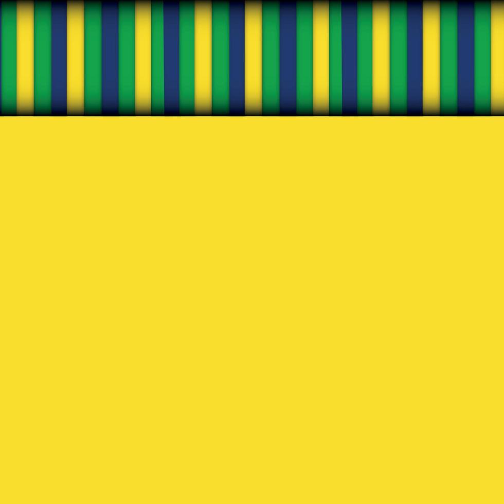 Abstract patterns of color flag of Brazil. Vector Illustration.