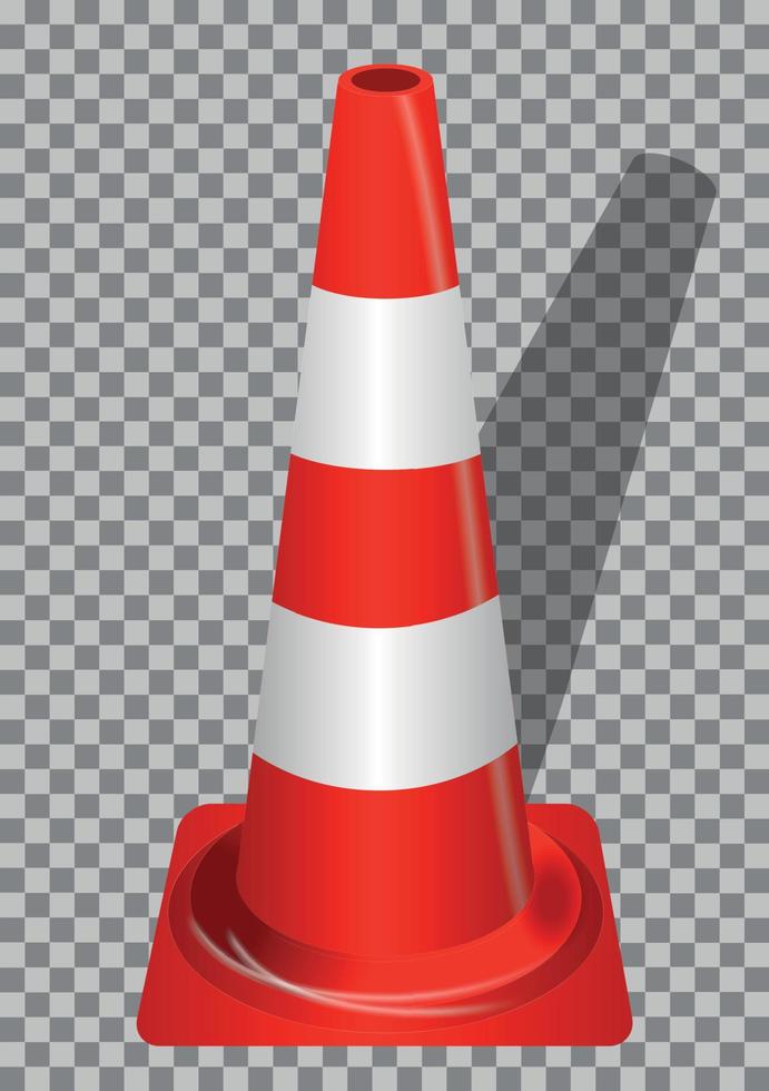Road signs. Orange Badge guardrails on transparent background. Vector