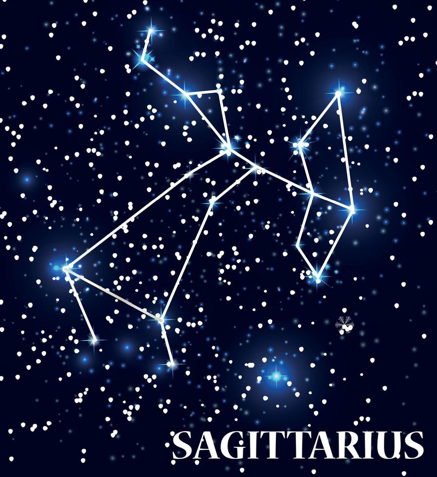 Symbol Sagittarius Zodiac Sign. Vector Illustration. 4553958 Vector Art ...