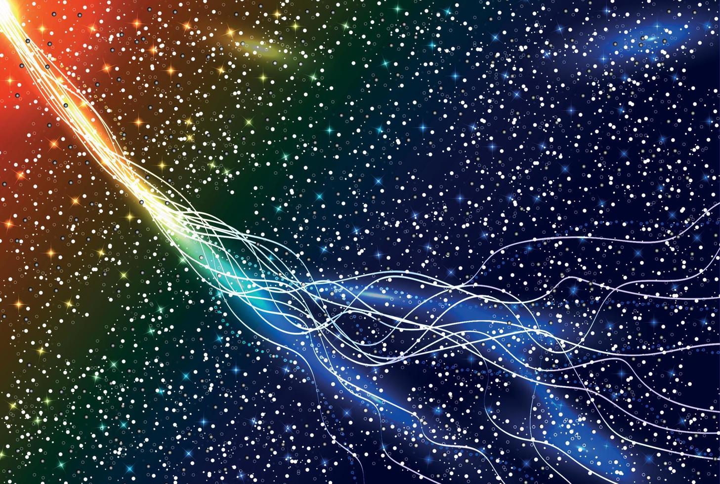 Dark Colorful light effect. Vector Illustration.
