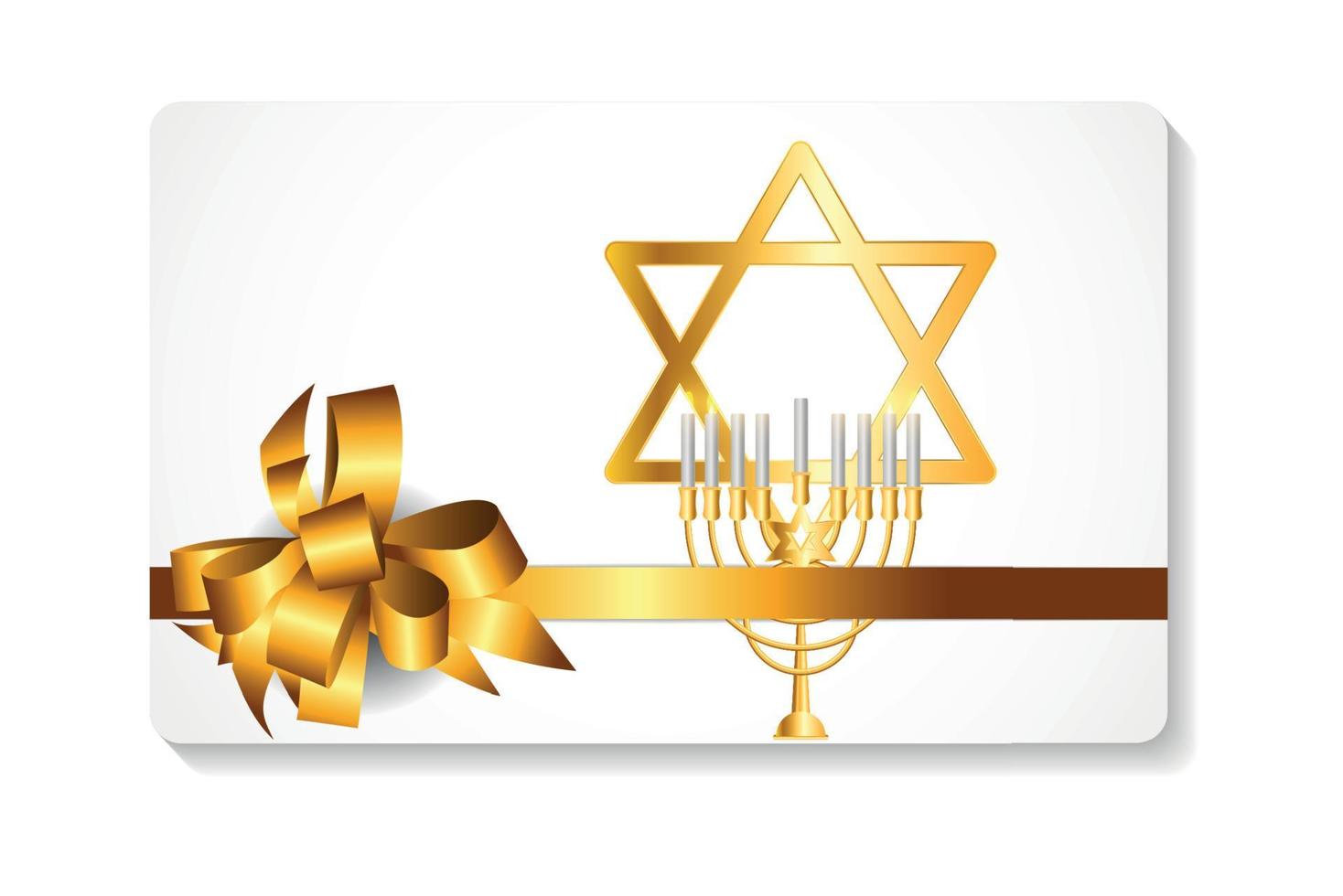 Happy Hanukkah, Jewish Holiday Background. Vector Illustration. Hanukkah is the name of the Jewish holiday.