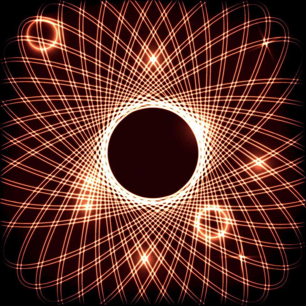 Dark Colorful light effect. Vector Illustration.