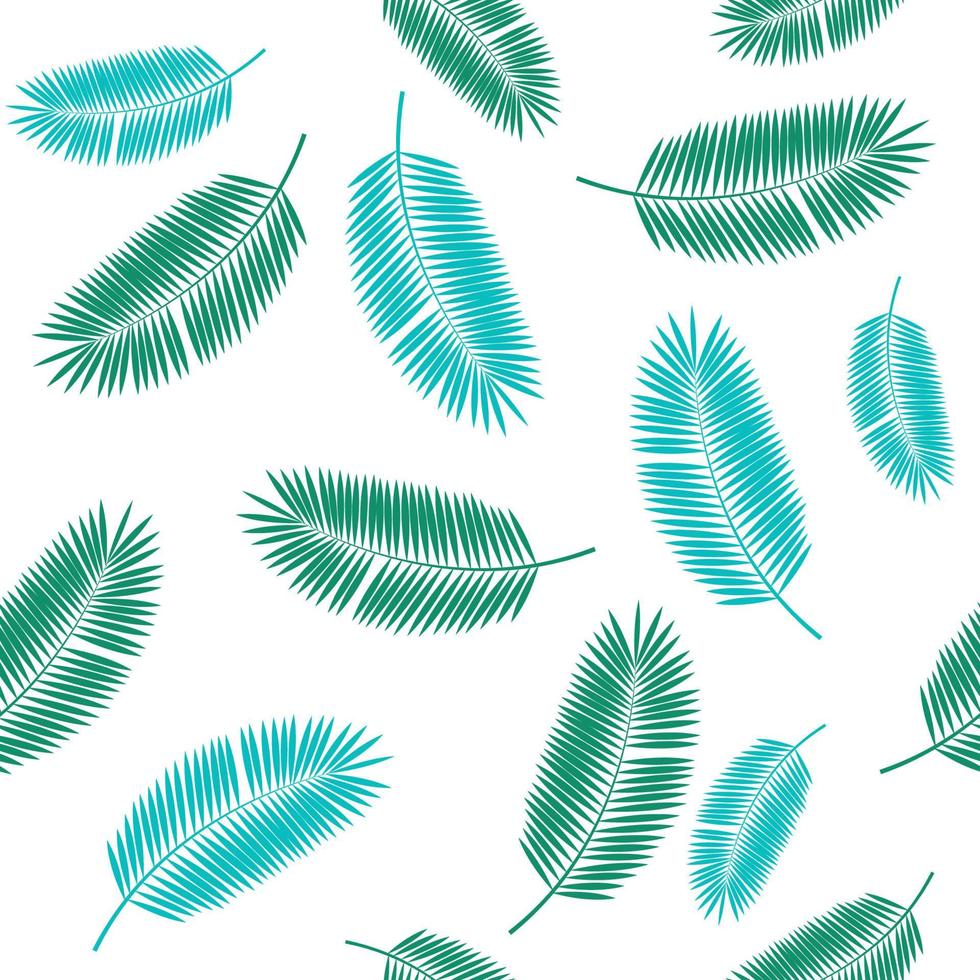 Fondo transparente de hoja de palma. ilustración vectorial. vector