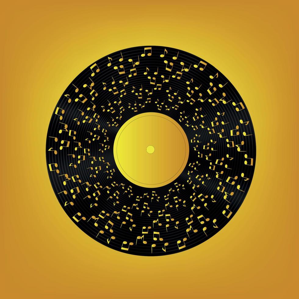 Abstract music background vector illustration for your design