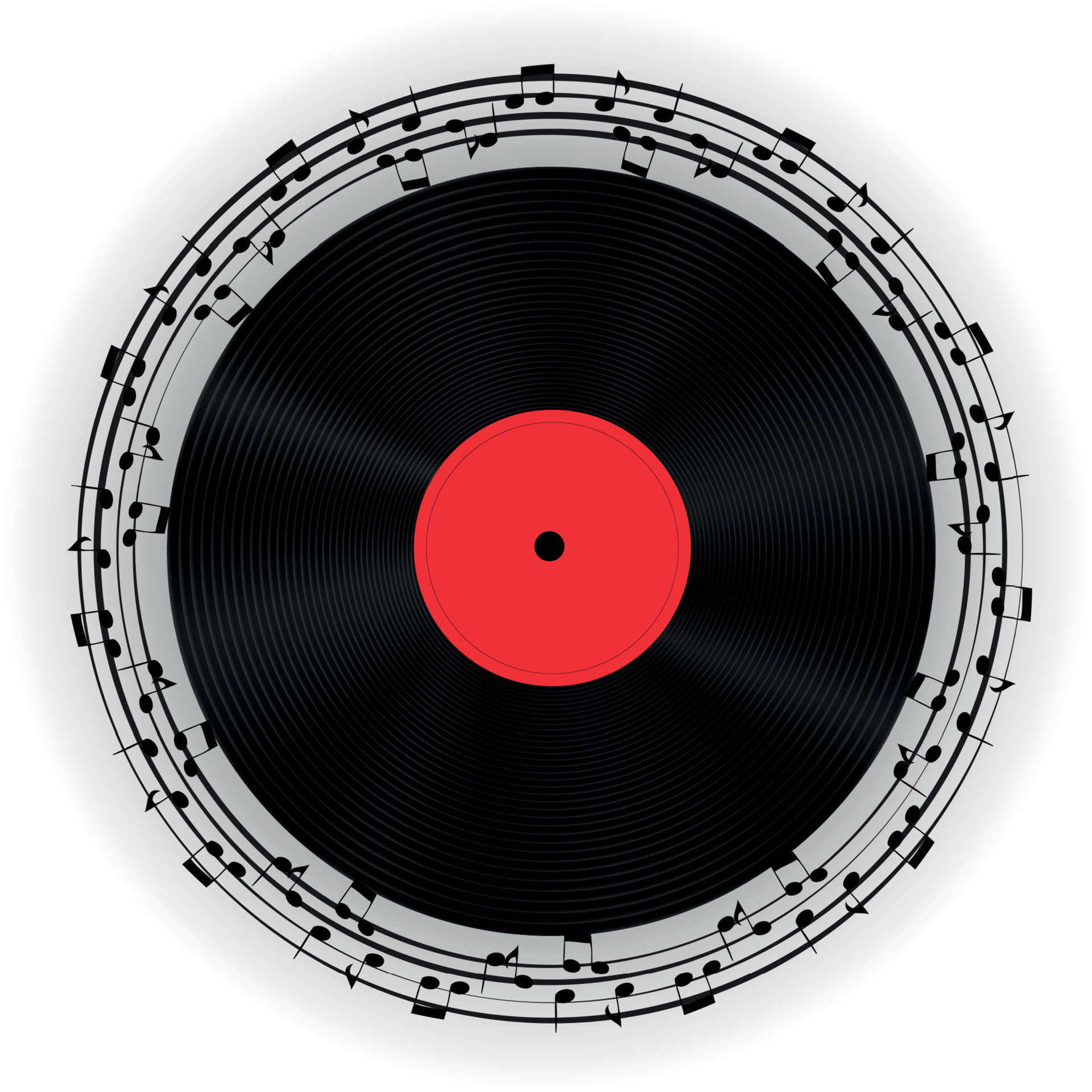 Abstract music background vector illustration for your design 4554329