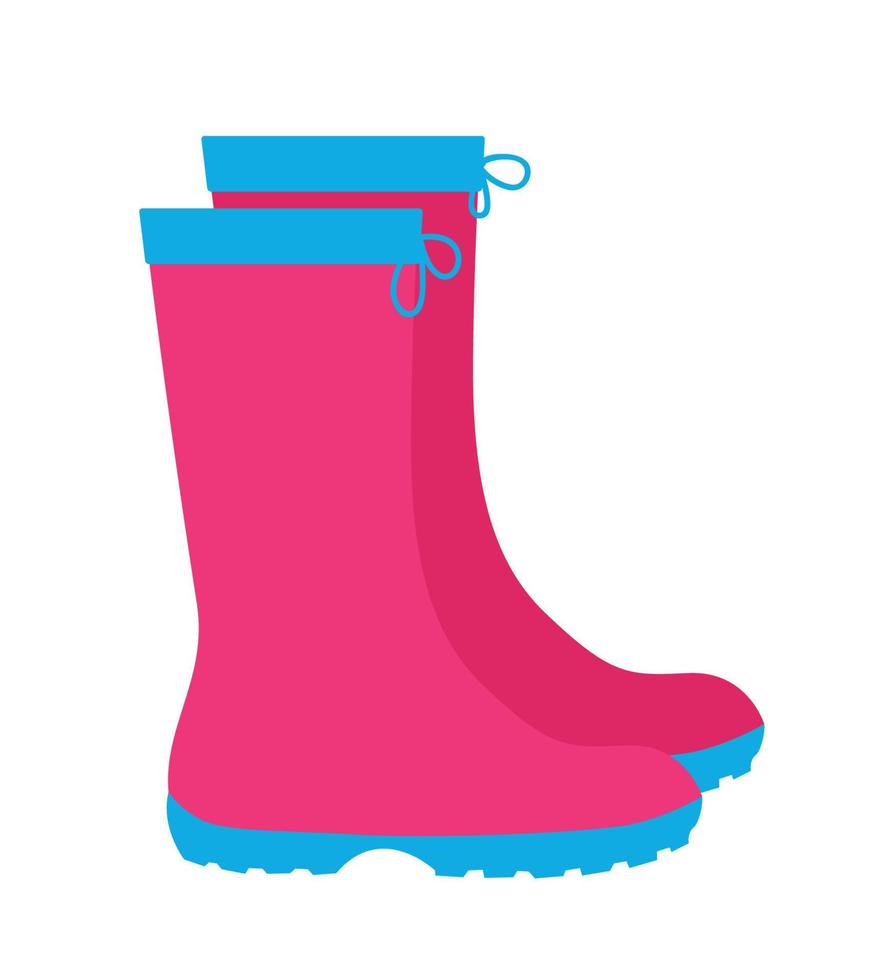 Insulated Rubber Boots Icon Vector Illustration